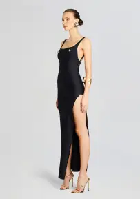 Georgina Maxi Dress(Black,XS)