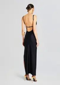 Georgina Maxi Dress(Black,XS)