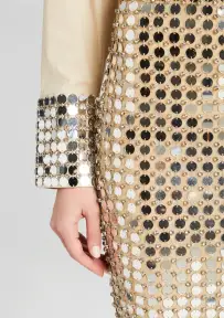 Brelan Embellished Skirt(Champagne Dust,XXS)