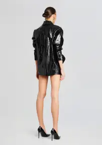 Royce Leather Skirt(Black,XXS)