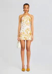 Tora Mini Dress(Off White,XXS)