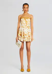 Tora Short Dress(Off White,XXS)