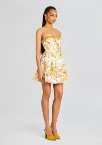 Tora Short Dress(Off White,XXS)