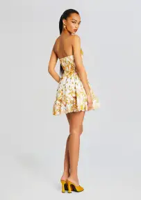 Tora Short Dress(Off White,XXS)