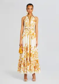 Tora Long Dress(Off White,XXS)