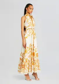 Tora Long Dress(Off White,XXS)