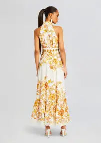 Tora Long Dress(Off White,XXS)
