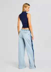 Gabbi Wide Leg Jean(Coastline,XXS)