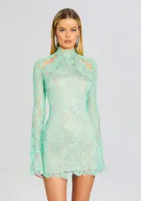 Gilana Lace Dress(Pistachio,XXS)