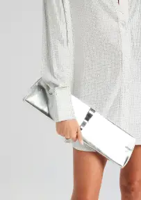 Ruth Mini Shoulder Bag - Silver