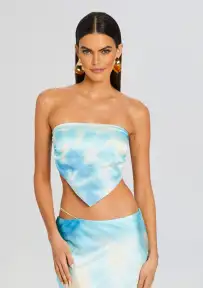 Natalia Silk Scarf Top
