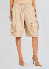 Alba Ruched Cargo Short