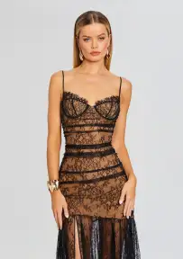 Aliza Dress(Black,XXS)