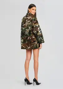 Arlie Embellished Jacket(Camo,XXS)