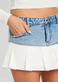 Blossom Mini Skirt(Coastline,XXS)