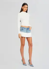 Blossom Mini Skirt(Coastline,XXS)