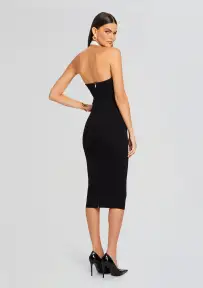 Sloane Bandage Knit Dress(Black/White,XXS)