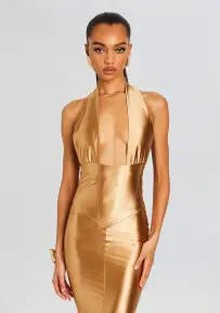 Charity Dress(Gold,XXS)
