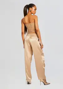 Kala Sequin Top(Nude,XXS)