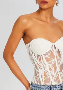 Solene Top(White,XXS)