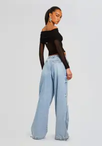 Chelle Ruched Jean(Coastline,23)