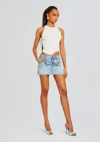 Kat Denim Skirt(Coastline,23)