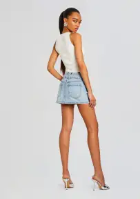 Kat Denim Skirt(Coastline,23)