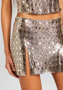 Tamar Skirt(Silver/Gold,XXS)