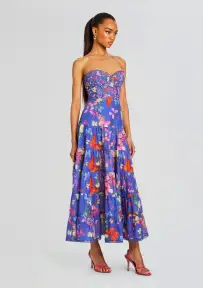 Danny Long Dress(Blue Borbo,XXS)