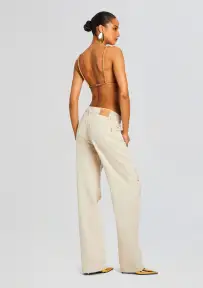 Kailee Pant(White/Gold,23)