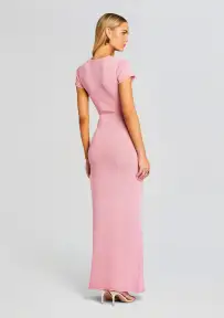 Airess Knit Maxi Dress(Powder Pink,XXS)