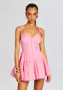 Angy Short Dress(Rose Quartz,XXS)