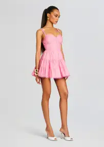 Angy Short Dress(Rose Quartz,XXS)