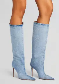 Frida Boot(Denim,36)