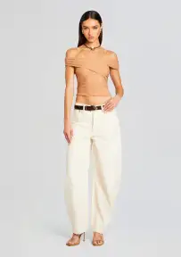 Ashley Barrel Jean(Bone,23)
