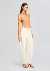 Ashley Barrel Jean(Bone,23)