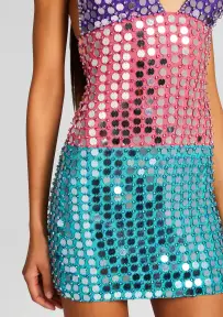 Aryna Embellished Dress(Multi,XXS)