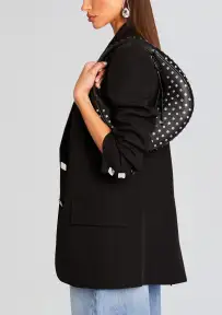 Elodie Medium Bag - Black/Silver