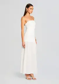 Gardenia Maxi Dress(Porcelain,XXS)