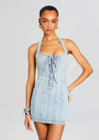 Joan Denim Dress(Tel Aviv Sand,XXS)