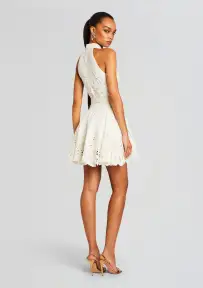 Runa Short Dress(Off White,XXS)
