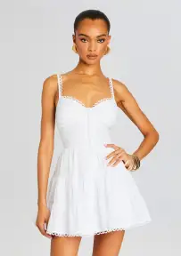 Angy Short Dress(White,XXS)