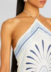 Eleanor Maxi Dress(Blue Sky Flowers,XS)