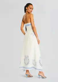 Eleanor Maxi Dress(Blue Sky Flowers,XS)