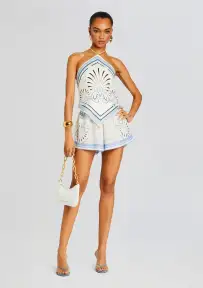 Rosa Top(Blue Sky Flowers,XS)