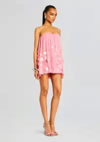 Sherry Embellished Dress(Fondant Pink,XXS)
