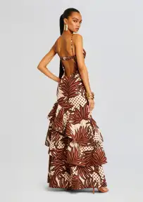 Starla Dress(Polka Dot Leaves,XXS)