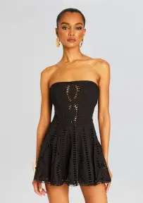 Zannick Short Dress(Black Samoa,XS)