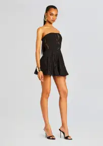 Zannick Short Dress(Black Samoa,XS)