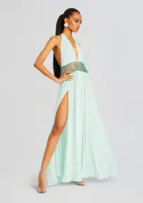 Allete Embellished Dress(Miami Mint,XXS)